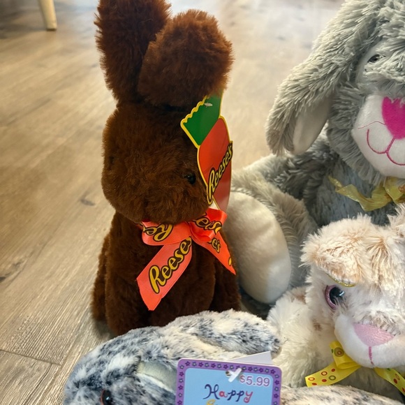 Easter Bunny Plush Lot Of 7 CVS Brand NWT Mixed Sizes Spring Lovey Cottondale - Picture 14 of 14